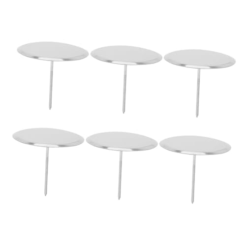 Ciieeo 6 Stück Teiliges Edelstahl Blüten nägel Mittlere Cake Decorating Supplies Tortendekorationswerkzeug für Kuchen Cupcakes Gebäck Rostfrei Langlebig Leicht zu Reinigen von Ciieeo