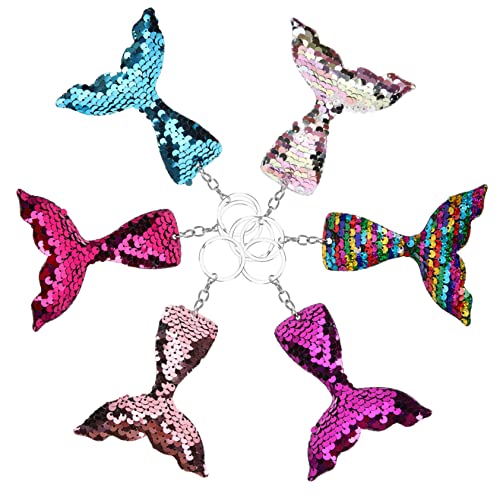 Ciieeo 6 Stück Teiliges Meerjungfrau schlüsselanhänger Glitzerschwänzen Dekorative Anhänger für Kindergeburtstag Bunte Party mitgebsel in Pastellfarben und Hologramm Langlebig und Ciieeo 6 Stück Teiliges Meerjungfrau schlüsselanhänger Glitzerschwänzen Dekorative Anhänger für Kindergeburtstag Bunte Party mitgebsel in Pastellfarben und Hologramm Langlebig und von Ciieeo