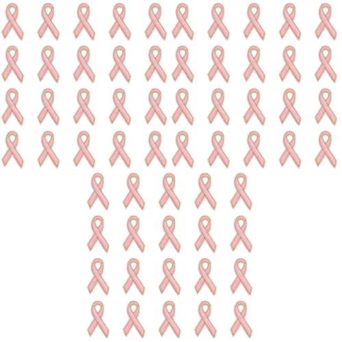 Ciieeo 60 Stück Brustkrebs-bewusstseinsband-aufnäher, Rosa Polyester-stickerei-aufnäher für Diy-kleidungsreparatur, 2, 51 X 1, 45 Zoll Ciieeo 60 Stück Brustkrebs-bewusstseinsband-aufnäher, Rosa Polyester-stickerei-aufnäher für Diy-kleidungsreparatur, 2, 51 X 1, 45 Zoll von Ciieeo