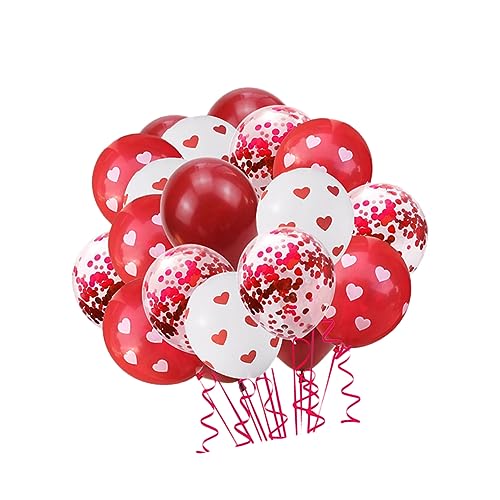 Ciieeo 63Stücke Valentinstag Luftballons Mit Herzmotiv Romantische Hochzeitsballons Für Partys Dekoration Für Hochzeiten Valentinstag Und Proposal Feiern Garnet Rot Ciieeo 63Stücke Valentinstag Luftballons Mit Herzmotiv Romantische Hochzeitsballons Für Partys Dekoration Für Hochzeiten Valentinstag Und Proposal Feiern Garnet Rot von Ciieeo
