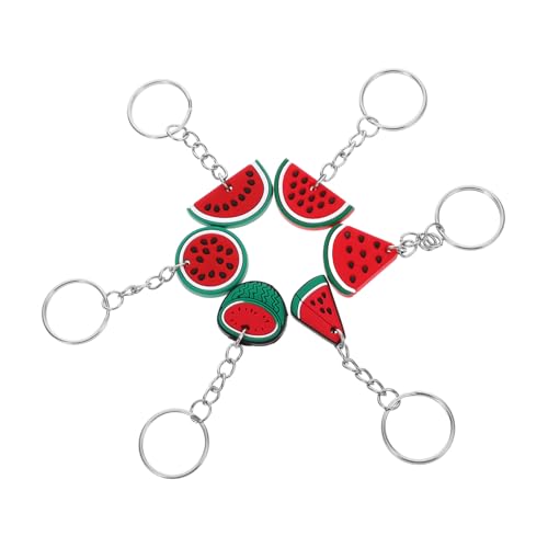 Ciieeo 6St Schlüsselanhänger Quasten freigeben künstliche Wassermelonenscheiben Ringe Schmuck Obst hochzeit dekoration Wassermelonen-Anhänger-Charms Cartoon-Anhänger zum Aufhängen PVC rot Ciieeo 6St Schlüsselanhänger Quasten freigeben künstliche Wassermelonenscheiben Ringe Schmuck Obst hochzeit dekoration Wassermelonen-Anhänger-Charms Cartoon-Anhänger zum Aufhängen PVC rot von Ciieeo