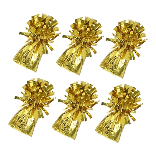 Ciieeo 6Stücke Ballongewichte Metallische mit Kunststoff Umwickelte Gewichte für Ballonanhänger Ballonbögen und Tischdekorationen für Hochzeiten Geburtstagsfeiern Ciieeo 6Stücke Ballongewichte Metallische mit Kunststoff Umwickelte Gewichte für Ballonanhänger Ballonbögen und Tischdekorationen für Hochzeiten Geburtstagsfeiern von Ciieeo