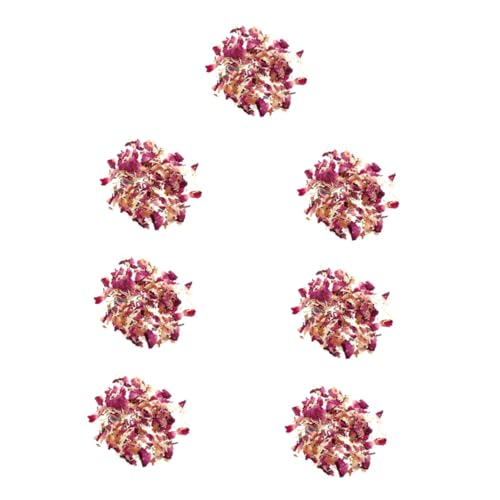 Ciieeo 7 Stück 1 Blütenblätter werfen Konfetti Rote echte Blütenblätter getrocknete Blütenblätter hochzeitsdeko Dekor Blütenblätter romantische Blütenblätter schmücken von Ciieeo