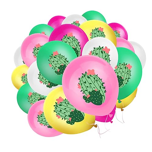 Ciieeo 75 Stk Kaktus Ballon Latexballons Dekor Sommerballons Hochzeitsballons Ballons bedrucken latex luftballons latex ballons Partyballons Partyzubehör Emulsion schmücken Partybedarf von Ciieeo
