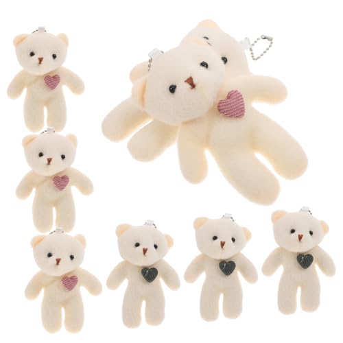 Ciieeo 8 Stück Bär Schlüsselanhänger Abschluss Bär Ornament Ausgestopfte Tiere in Loser Schüttung Mini-kuschelbär Bärenpuppe Minibären Aus Plüsch Mini -abschlusstier Pp Baumwolle Ciieeo 8 Stück Bär Schlüsselanhänger Abschluss Bär Ornament Ausgestopfte Tiere in Loser Schüttung Mini-kuschelbär Bärenpuppe Minibären Aus Plüsch Mini -abschlusstier Pp Baumwolle von Ciieeo