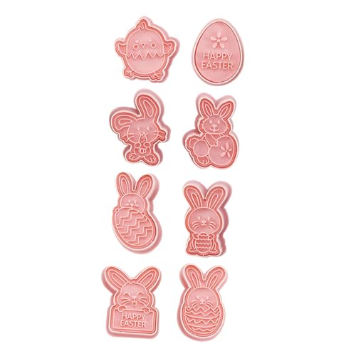 Ciieeo 8 Stück Teiliges DIY Ostern Keks Prägeform Set mit Hasen Küken und Ei Motiven Wiederverwendbar Antihaftbeschichtet Leicht Platzsparend für Kreative Backprojekte und Geschenkideen Ciieeo 8 Stück Teiliges DIY Ostern Keks Prägeform Set mit Hasen Küken und Ei Motiven Wiederverwendbar Antihaftbeschichtet Leicht Platzsparend für Kreative Backprojekte und Geschenkideen von Ciieeo
