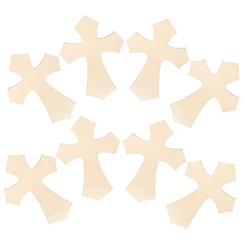 Ciieeo 8 Stück Teiliges Kreuzförmige Holzstücke Unbemalte DIY Holzschnitt für Ostern Kirchen und Heimdekoration für Kreative Bastelprojekte Ciieeo 8 Stück Teiliges Kreuzförmige Holzstücke Unbemalte DIY Holzschnitt für Ostern Kirchen und Heimdekoration für Kreative Bastelprojekte von Ciieeo