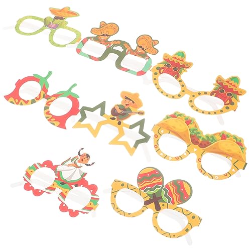 Ciieeo 8 Stück Teiliges Mexikanische Partybrillen aus Leichtem Papier Bunte Karneval Dekoration Lustige Faschings Accessoires für Unvergessliche Kostümpartys und Fotorequisiten Ciieeo 8 Stück Teiliges Mexikanische Partybrillen aus Leichtem Papier Bunte Karneval Dekoration Lustige Faschings Accessoires für Unvergessliche Kostümpartys und Fotorequisiten von Ciieeo