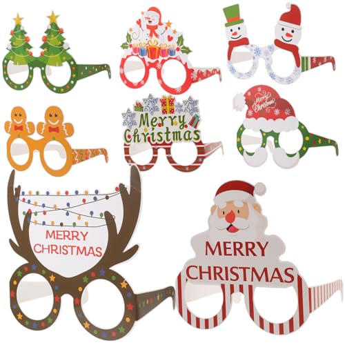 Ciieeo 8 Stück Teiliges Weihnachts-papierbrillen mit Verschiedenen Designs und Farben Leichte Partybrillen für Weihnachtsfeier und Familienfeiern Dekorative und Platzsparende Ciieeo 8 Stück Teiliges Weihnachts-papierbrillen mit Verschiedenen Designs und Farben Leichte Partybrillen für Weihnachtsfeier und Familienfeiern Dekorative und Platzsparende von Ciieeo