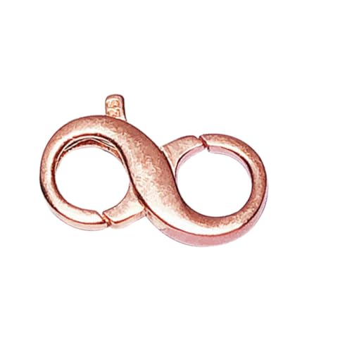 Ciieeo 8-wörter-doppelschnalle Kettenverschluss Sterling Doppelöffnungsverschluss Verschlüsse Zum Basteln Doppelt Zu Öffnender Armbandverschluss Schließe S925 Halskette Material Silber- von Ciieeo