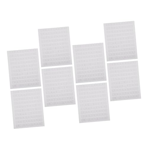 Ciieeo 800 Stück Museumsseitiges Doppelseitiges Klebeband Punkte Gel-klebeband Aufkleber Kleben Festes Band Klebebänder Gelband Doppelseitig Abnehmbar Wandnägel Nano Kleber Transparent von Ciieeo