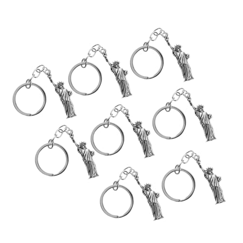 Ciieeo 8Stücke Freiheitsstatue Schlüsselanhänger Patriotische Partygeschenke für Charm Anhänger für Taschen Praktische Accessoires für Amerikanische Feiern Ciieeo 8Stücke Freiheitsstatue Schlüsselanhänger Patriotische Partygeschenke für Charm Anhänger für Taschen Praktische Accessoires für Amerikanische Feiern von Ciieeo