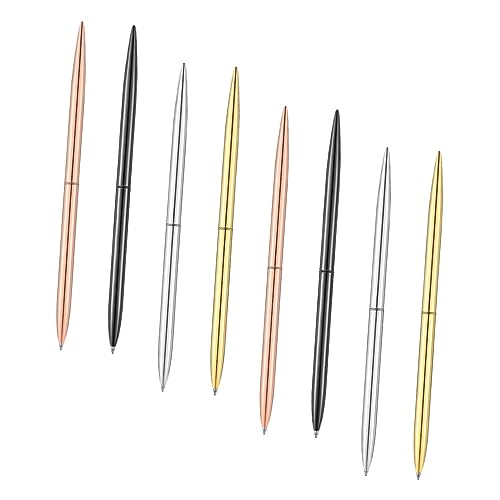 Ciieeo 8st Kugelschreiber Aus Metall Multi Funktionstift Schöner Stift Decorative Pen Schlanke Schreibstifte Stifte Zum Schreiben Von Unterschriften Arbeit Empfindlich Goldener Stift von Ciieeo