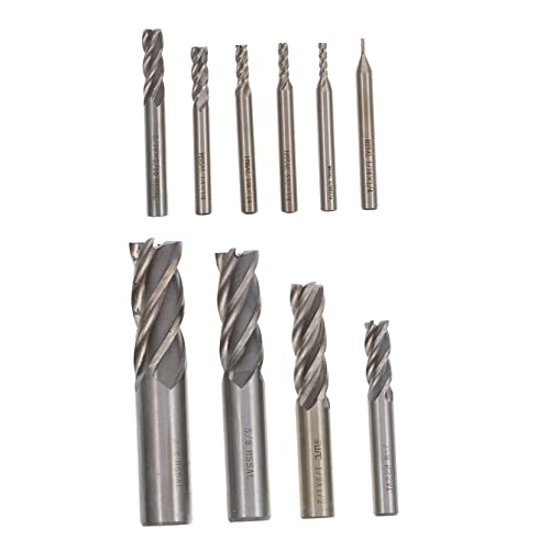 Ciieeo 9 Stück Teiliges Hartmetall Fräser Speziell für Metallbearbeitung Präzise Langlebig für Cnc Maschinen Gravurarbeiten Ciieeo 9 Stück Teiliges Hartmetall Fräser Speziell für Metallbearbeitung Präzise Langlebig für Cnc Maschinen Gravurarbeiten von Ciieeo
