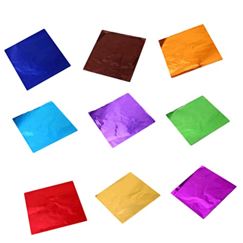 Ciieeo 900 Stück Schokoladenfolie Aluminiumfolie Verpackung Wickeln Alufolie Für Süßigkeiten Farbig Geschenkpapier Gewickelt Wraps Folienpapier Für Schokolade Fettproofpapier Wrapper Ciieeo 900 Stück Schokoladenfolie Aluminiumfolie Verpackung Wickeln Alufolie Für Süßigkeiten Farbig Geschenkpapier Gewickelt Wraps Folienpapier Für Schokolade Fettproofpapier Wrapper von Ciieeo