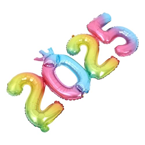 Ciieeo Aluminiumfolienballons für Silvester Happy Year Dekoration Einzigartiges Design für Unvergessliche Feiern Vielseitig Einsetzbar Wohnungen und Neue Jahresfeiern Ciieeo Aluminiumfolienballons für Silvester Happy Year Dekoration Einzigartiges Design für Unvergessliche Feiern Vielseitig Einsetzbar Wohnungen und Neue Jahresfeiern von Ciieeo