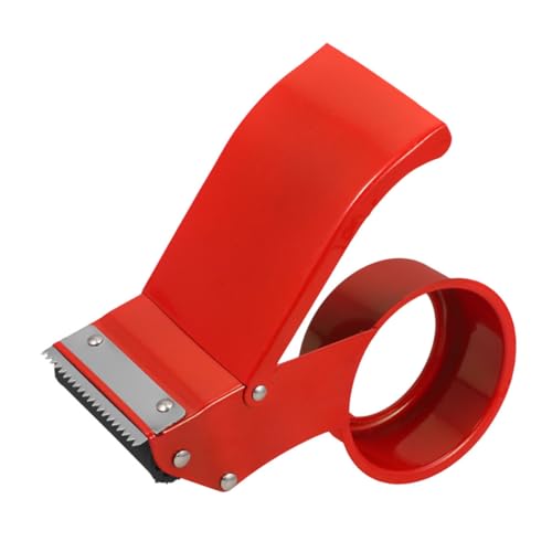 Ciieeo Bandspender Klebeband-Spender-Schreibtisch Klebebandhalter für den Schreibtisch Eisen rot von Ciieeo