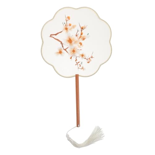 Ciieeo Bestickter Runder Handfächer mit Blumenmotiv Leichter Traditioneller Chinesischer Tanzfächer für Frauen Eleganter Asiatischer Kostüm Hochzeitsfächer Antiker Stil Ciieeo Bestickter Runder Handfächer mit Blumenmotiv Leichter Traditioneller Chinesischer Tanzfächer für Frauen Eleganter Asiatischer Kostüm Hochzeitsfächer Antiker Stil von Ciieeo