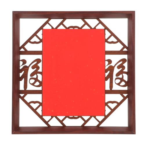 Ciieeo Bilderrahmen: Chinesischer Kalligraphierahmen - Blanko-Bilderrahmen aus Holz für Tischaufsteller - Schattenbox-Ausstellung für Kunst Ciieeo Bilderrahmen: Chinesischer Kalligraphierahmen - Blanko-Bilderrahmen aus Holz für Tischaufsteller - Schattenbox-Ausstellung für Kunst von Ciieeo