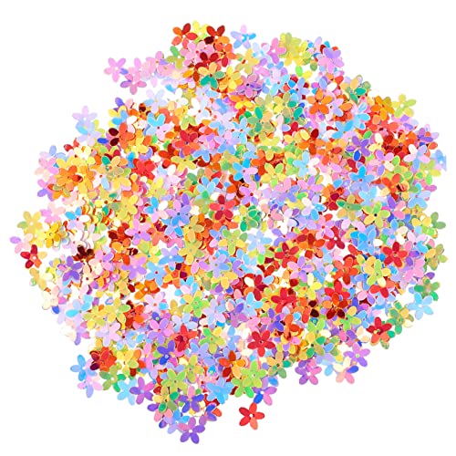 Ciieeo Blütenförmiges Konfetti Bunte Dekoration für Hochzeiten Partys und Feiern für Diy Projekte und Einladungskarten Romantische Schaffen von Ciieeo
