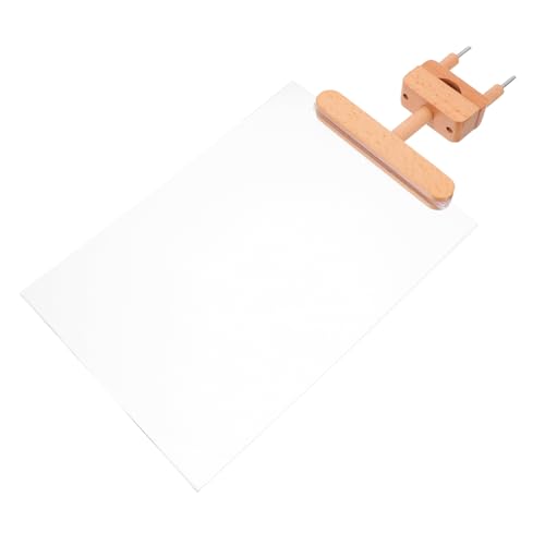 Ciieeo Buchenpreiszeichen Zeichenhalter doppelseitige Clips Schilderhalter speichern Preisanzeige Verkaufspreisschilder Marktschild-Clips Etikettenhalter für Drahtregale hölzern Khaki von Ciieeo
