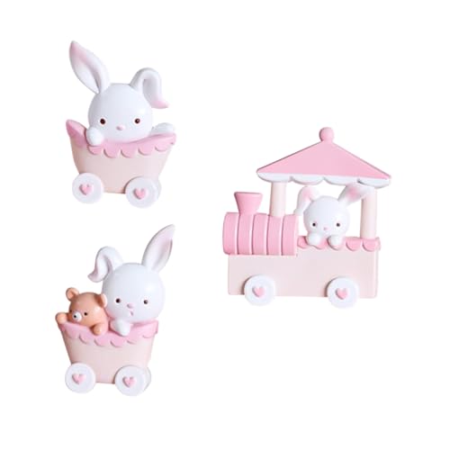 Ciieeo Bunny Train Cake Topper Kunststoff Party Kuchen Deko Frühling Geburtstag Festliche Tischdekoration Rosa Hasen Zug Ornament Ciieeo Bunny Train Cake Topper Kunststoff Party Kuchen Deko Frühling Geburtstag Festliche Tischdekoration Rosa Hasen Zug Ornament von Ciieeo