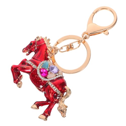 Ciieeo Charmantes Pferd Schlüsselanhänger Mit Strass Neujahr Chinesisches Tier Anhänger Aus Legierung Stilvolles Feng Shui Dekor Für Handtaschen Rucksäcke Und Autoschlüssel Ciieeo Charmantes Pferd Schlüsselanhänger Mit Strass Neujahr Chinesisches Tier Anhänger Aus Legierung Stilvolles Feng Shui Dekor Für Handtaschen Rucksäcke Und Autoschlüssel von Ciieeo