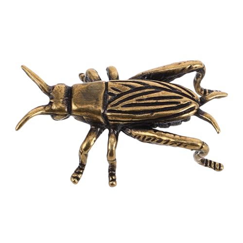 Ciieeo Niedliche Schreibtischfiguren Miniatur-Grillen-Ornament Aus Messing Dekorative Grillen Für Das Armaturenbrett Im Homeoffice Vintage-Kunstwerk von Ciieeo