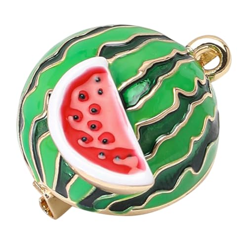 Ciieeo Damen Brosche Obst-Email-Schmuck Frauen Brosche süße Pins für Taschen Brosche mit Wassermelone süße Emaille-Broschennadeln süße Emaille-Pins Legierung Green Ciieeo Damen Brosche Obst-Email-Schmuck Frauen Brosche süße Pins für Taschen Brosche mit Wassermelone süße Emaille-Broschennadeln süße Emaille-Pins Legierung Green von Ciieeo