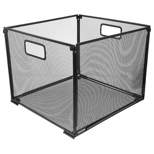 Ciieeo Dateibox Einklappen Organisationskorb Für Kleinigkeiten Wand-aktenhalter-rack Hängender Aktenhalter Aus Netzstoff Hängeregistraturkorb Aktenkorb Büro Metall Groß Finishing-korb von Ciieeo