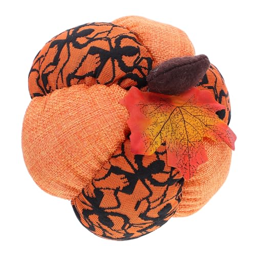 Ciieeo Dekorative Kürbisse Im Innenbereich Tisch Kürbis Simulierte Kürbisverzierungen Kürbis-mittelstücke Für Tische Kleiner Kürbis Kürbiskornamentdekor Für Den Urlaub Orange Stoff von Ciieeo