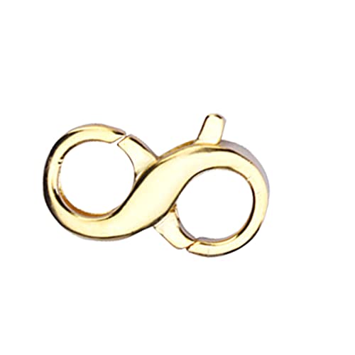 Ciieeo Doppelöffnung Karabinerverschluss Für Schmuck Handgefertigte Und Armbänder Eleganter Schmuckverschluss Mit Glänzender Oberfläche Für Kreative Projekte von Ciieeo