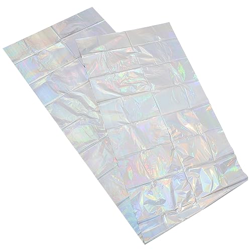 Ciieeo Einweg Tischdecke Regenbogen Aluminiumfolie Hochglänzende Partydeko für Geburtstagsfeiern Hochzeiten und Feste Wiederverwendbar für Buffets und Desserts Ciieeo Einweg Tischdecke Regenbogen Aluminiumfolie Hochglänzende Partydeko für Geburtstagsfeiern Hochzeiten und Feste Wiederverwendbar für Buffets und Desserts von Ciieeo