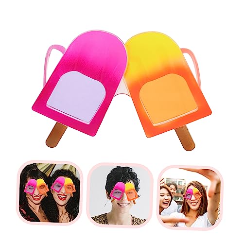 Ciieeo Eiscreme Partybrille Bunte Leichte Sonnenbrille als Fotorequisite Lustiges Kostüm Accessoire für Party Geburtstag Disco und Sommerliche Feiern Ciieeo Eiscreme Partybrille Bunte Leichte Sonnenbrille als Fotorequisite Lustiges Kostüm Accessoire für Party Geburtstag Disco und Sommerliche Feiern von Ciieeo