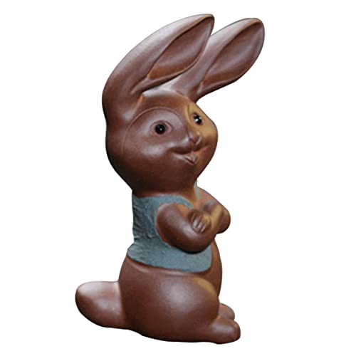 Ciieeo Elegant Geformte Tee-Haustier-schmuckfigur Aus Zisha-ton Tischfigur Für Moderne Inneneinrichtung von Ciieeo
