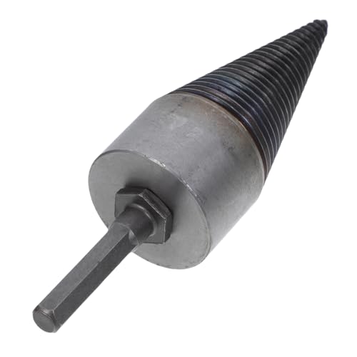 Ciieeo Elektrobohrmaschine Bohrmaschine Bit Holzbearbeitung Protokoll Brennholzspaltbohrer Splitterbohrer Holzspalter-bohrer Brennholzbohrer Dark Grey Kohlenstoffstahl von Ciieeo