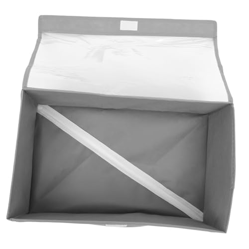 Ciieeo Faltbare Aufbewahrungsbox mit Deckel Grauer Kleidung Organizer für Schrank Platzsparende Sortierbox für Jeans Unterwäsche Pullover Multifunktional für Zuhause und Büro Ciieeo Faltbare Aufbewahrungsbox mit Deckel Grauer Kleidung Organizer für Schrank Platzsparende Sortierbox für Jeans Unterwäsche Pullover Multifunktional für Zuhause und Büro von Ciieeo