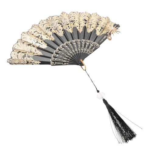 Ciieeo Faltbarer Handfächer mit Quaste Langlebiger Faltbarer Handfächer Leichter Tragbarer Fächer für Hochzeit Tanz Fotorequisiten Sommerparty und Alltag Ciieeo Faltbarer Handfächer mit Quaste Langlebiger Faltbarer Handfächer Leichter Tragbarer Fächer für Hochzeit Tanz Fotorequisiten Sommerparty und Alltag von Ciieeo
