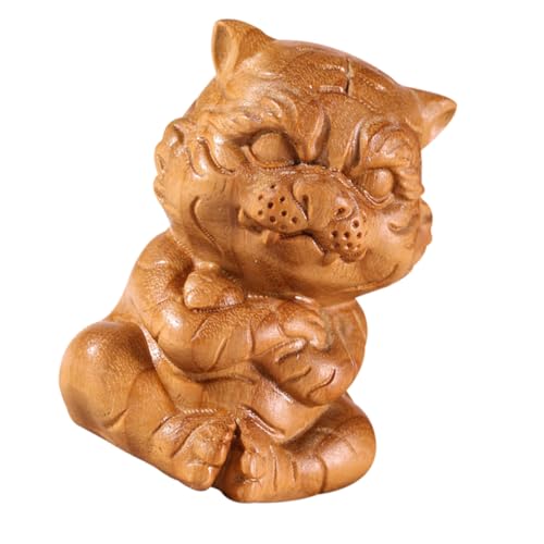 Ciieeo Figur Handgeschnitztes Tiger Ornament aus Grünem Sandelholz Stilvolle Tischdekoration Detaillierte Handwerkskunst für Zuhause und Büro Natürliche Farbvariationen Ciieeo Figur Handgeschnitztes Tiger Ornament aus Grünem Sandelholz Stilvolle Tischdekoration Detaillierte Handwerkskunst für Zuhause und Büro Natürliche Farbvariationen von Ciieeo