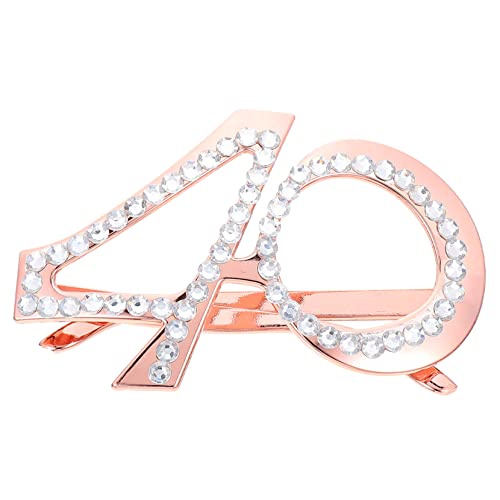 Ciieeo Geburtstag Partybrille aus Stabilem PC Material Roségoldene Zahlenbrille als Fotorequisite für Geburtstagsfeiern Karneval Maskerade und Jubiläumsfeiern Unisex Partyaccessoire Ciieeo Geburtstag Partybrille aus Stabilem PC Material Roségoldene Zahlenbrille als Fotorequisite für Geburtstagsfeiern Karneval Maskerade und Jubiläumsfeiern Unisex Partyaccessoire von Ciieeo