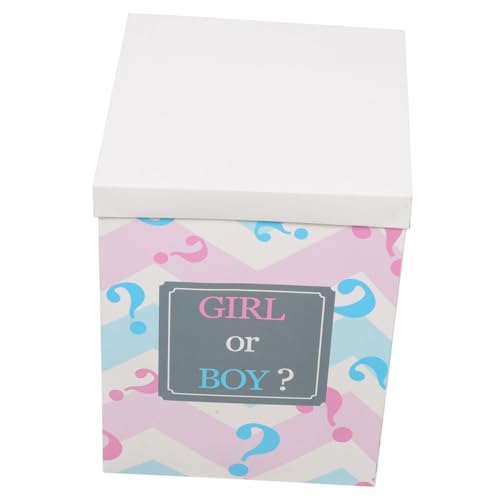 Ciieeo Gender Reveal Box mit Luftballons Dekorative Box für Shower Party Junge oder Mädchen Einfach Zusammenzubauen Ciieeo Gender Reveal Box mit Luftballons Dekorative Box für Shower Party Junge oder Mädchen Einfach Zusammenzubauen von Ciieeo