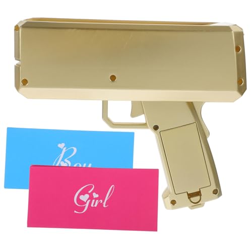 Ciieeo Gender Reveal Shooter Satz Geld Shooter Spielzeug für Jungen oder Mädchen Partyspielzeug mit Konfetti für Gender Reveal Feiern Einzigartiges Design Einfach zu Sprühen Partyzubehör Ciieeo Gender Reveal Shooter Satz Geld Shooter Spielzeug für Jungen oder Mädchen Partyspielzeug mit Konfetti für Gender Reveal Feiern Einzigartiges Design Einfach zu Sprühen Partyzubehör von Ciieeo