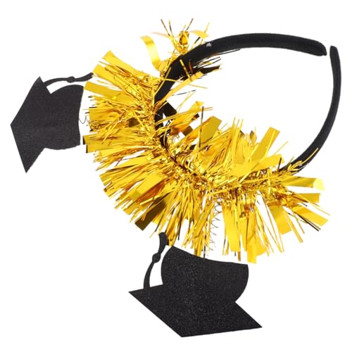 Ciieeo Graduation Cap Headband Mini Hut Haarband Leicht Komfortabel Langlebig Party Zubehör für Frauen Abschlussfeier Einfache Reinigung von Ciieeo
