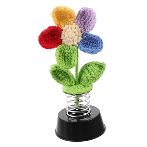 Ciieeo Häkelblumen Dekoration für Auto und Büro Handgefertigte Pflanzenornamente aus Wolle Einzigartige Tischdeko Bunte Crochet Blumen für Zuhause und Schreibtisch Ciieeo Häkelblumen Dekoration für Auto und Büro Handgefertigte Pflanzenornamente aus Wolle Einzigartige Tischdeko Bunte Crochet Blumen für Zuhause und Schreibtisch von Ciieeo