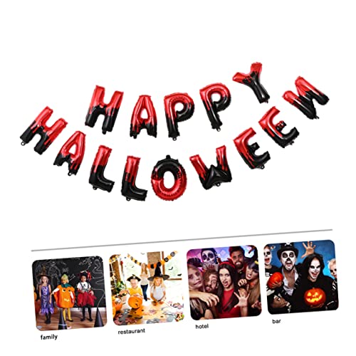 Ciieeo Halloween Ballons Happy Halloween Folienbuchstaben Ballons Schwarz und Rot Party Dekoration für Gruselige Feiern Wiederverwendbar und Einfach zu Handhaben Ciieeo Halloween Ballons Happy Halloween Folienbuchstaben Ballons Schwarz und Rot Party Dekoration für Gruselige Feiern Wiederverwendbar und Einfach zu Handhaben von Ciieeo