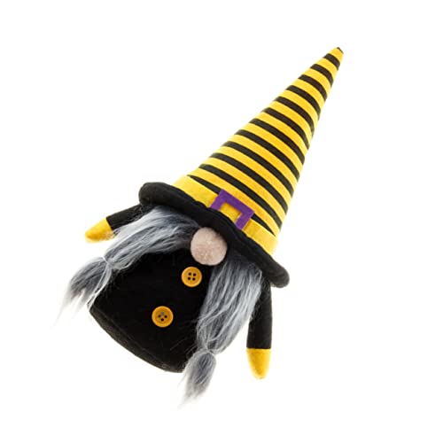 Ciieeo Halloween-Puppe Halloween Halloween assecoires Halloween Decor Office Decoration einzigartige Netz Cool Haushalt Puppe Festpuppengeschenk Stoff Yellow von Ciieeo
