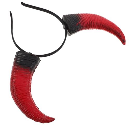 Ciieeo Halloween Teufel Horn Stirnband Realistische Dämonenhörner Bequemes Pu-material Leichtes Festliches Cosplay-accessoire für Damen und Herren für Halloween Weihnachtsfeiern Ciieeo Halloween Teufel Horn Stirnband Realistische Dämonenhörner Bequemes Pu-material Leichtes Festliches Cosplay-accessoire für Damen und Herren für Halloween Weihnachtsfeiern von Ciieeo