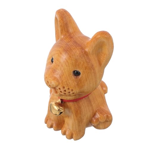 Ciieeo Handgeschnitzte Corgi Holzfigur mit Glocke Realistische Hundeskulptur aus Nachhaltigem Holz Kompakte Gartendekoration und Auto Accessoire Rustikales Design für Büro und Zuhause Ciieeo Handgeschnitzte Corgi Holzfigur mit Glocke Realistische Hundeskulptur aus Nachhaltigem Holz Kompakte Gartendekoration und Auto Accessoire Rustikales Design für Büro und Zuhause von Ciieeo