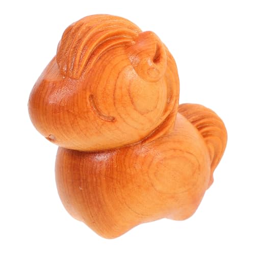 Ciieeo Handgeschnitzte Pferdefigur Aus Holz – Miniaturstatue Mit Chinesischem Sternzeichen- Für Heimdekoration Büro Oder Ciieeo Handgeschnitzte Pferdefigur Aus Holz – Miniaturstatue Mit Chinesischem Sternzeichen- Für Heimdekoration Büro Oder von Ciieeo