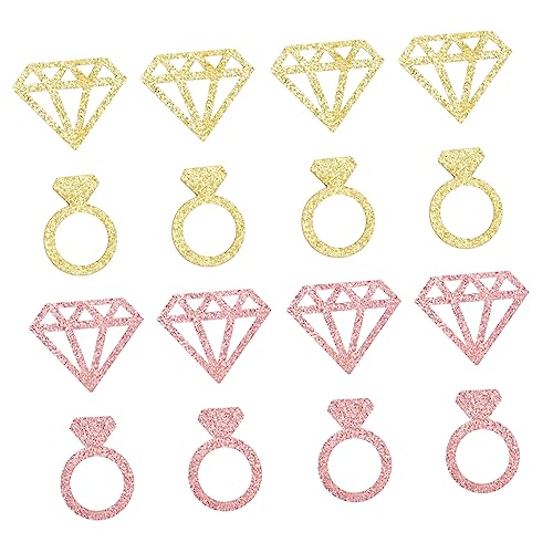 Ciieeo Hochzeit Party Konfetti Goldene Roségoldene Diamant Ringe Dekoratives Konfetti für Hochzeiten Geburtstagsfeiern und Besondere Anlässe Ciieeo Hochzeit Party Konfetti Goldene Roségoldene Diamant Ringe Dekoratives Konfetti für Hochzeiten Geburtstagsfeiern und Besondere Anlässe von Ciieeo